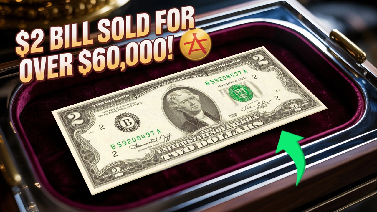 $2 BILL SOLD FOR OVER $60,000!