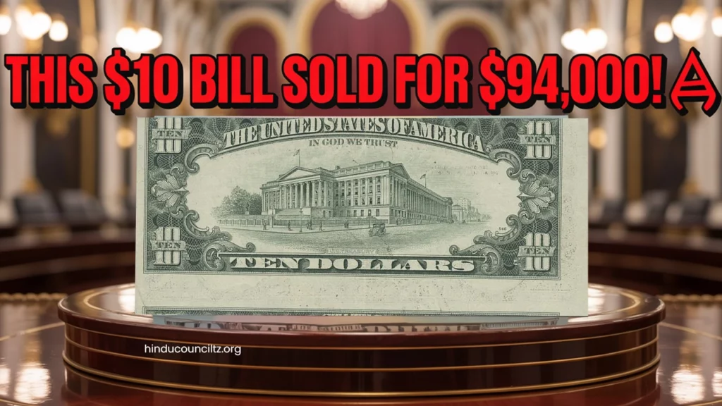 “This $10 Bill Sold for $94,000!