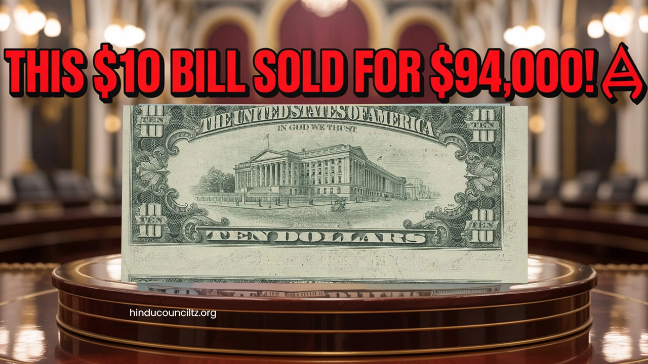 “This $10 Bill Sold for $94,000!